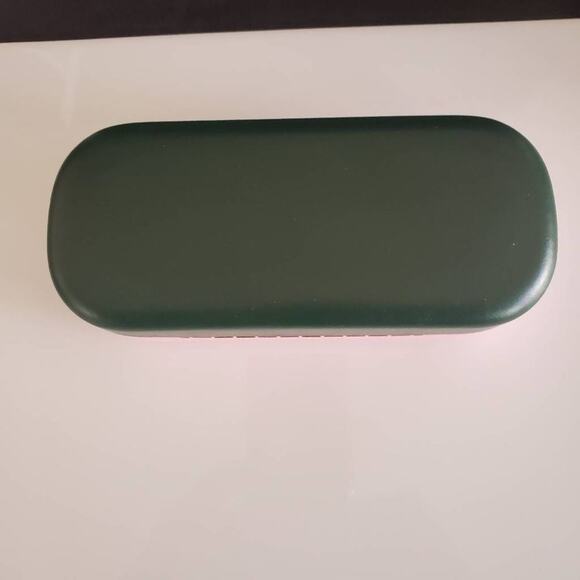 Kate Spade New York Clamshell Hardshell Sunglass Eyeglass‎ Case Pink and Green - Picture 8 of 11